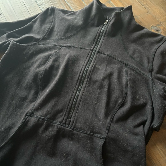 Lululemon Athletica size 8 solid black half zip define pull over - Picture 4 of 16